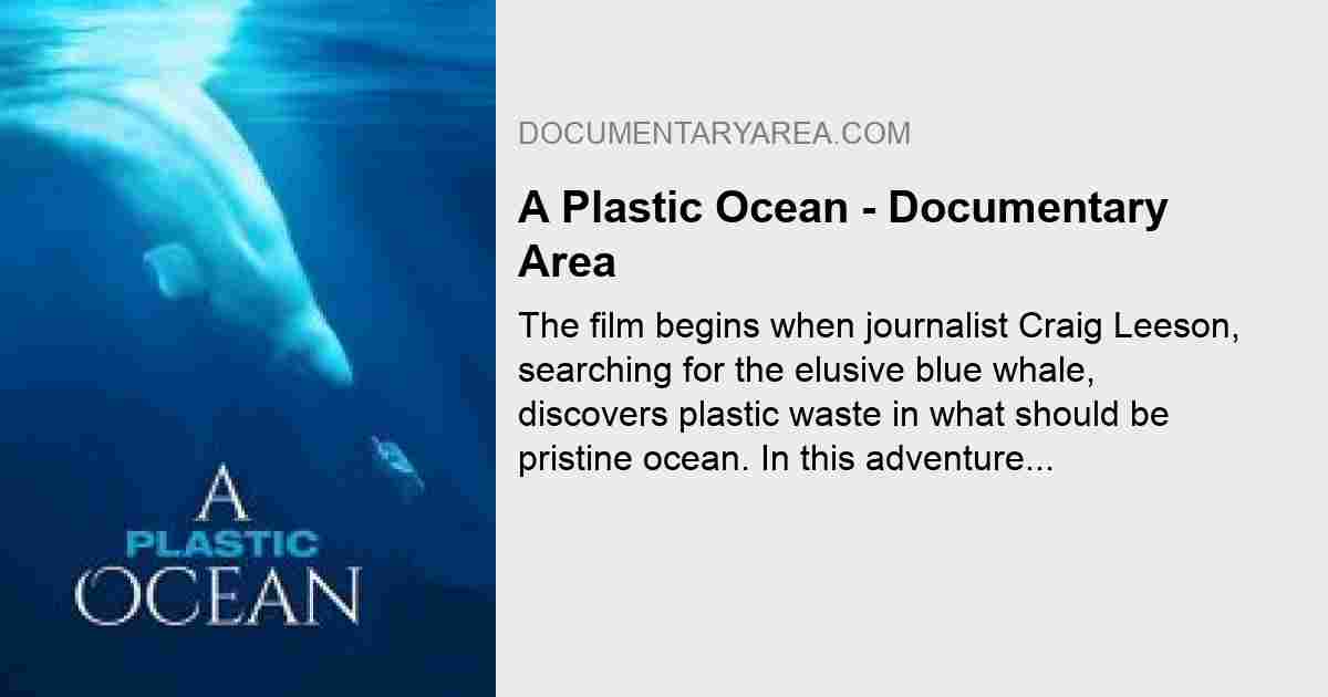 A Plastic Ocean Watch Free Online